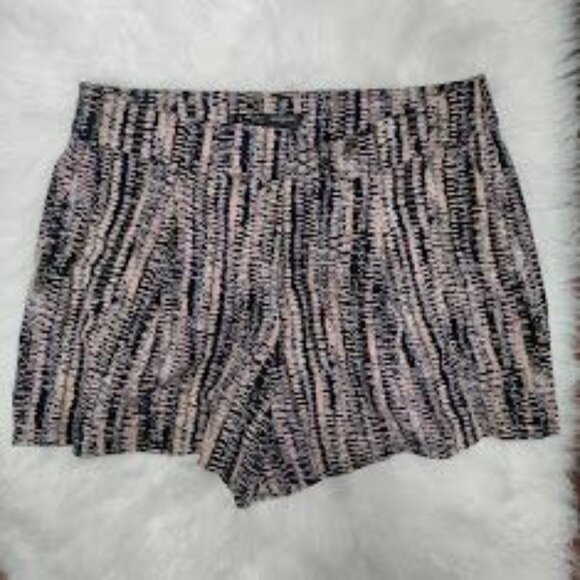 Ann Taylor Womens Printed Shorts Size 8/10 Polyester/Spandex Blend Multicolor - Picture 2 of 9